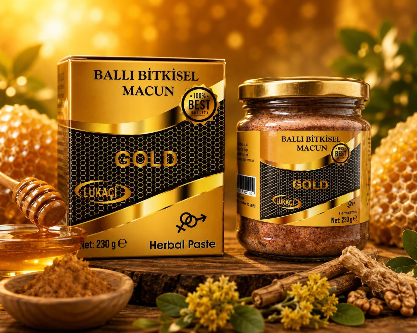 Lukaçi Gold Ballı Macun 230 gr