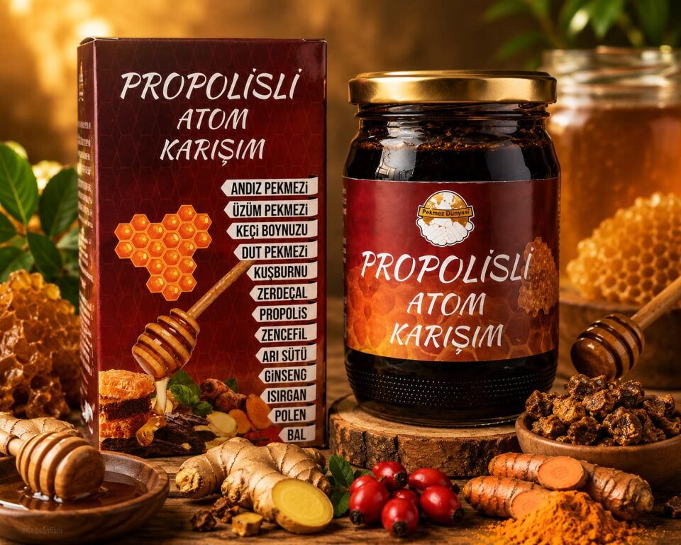 Propolisli Atom Karışım 450 gr